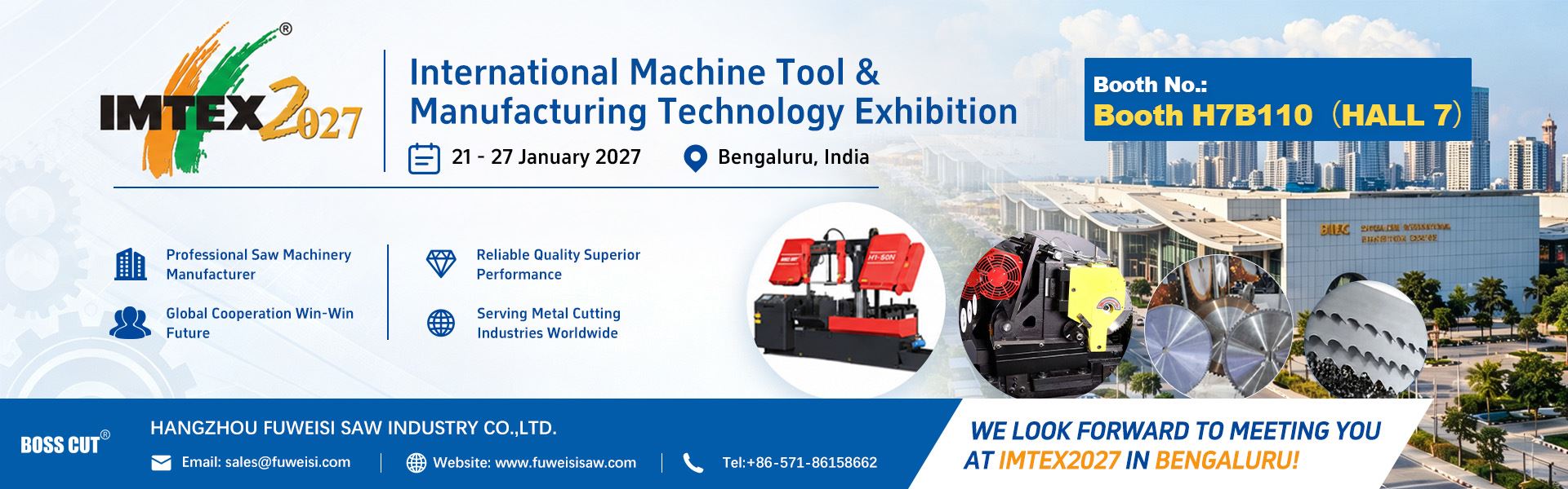 IMTEX 2027 in Bengaluru, India